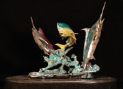 two-bill-fish-statues